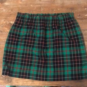 Jcrew plaid skirt